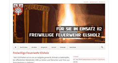 Desktop Screenshot of feuerwehr-elsholz.de